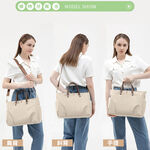 SPRING-尼龍肩背包大方包商務通勤手提包大容量電腦包輕旅行斜背包-多色, , large