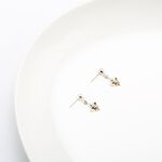 【Angel & Me】典雅 鳶尾花 Iris s925 純銀 耳環 (可改夾式) 情人節 禮物, , large