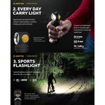 【電筒王】加拿大 Armytek Wizard C2 PRO MAX 4000流明 三合一 手電筒 頭燈 單車燈 防水強, , large