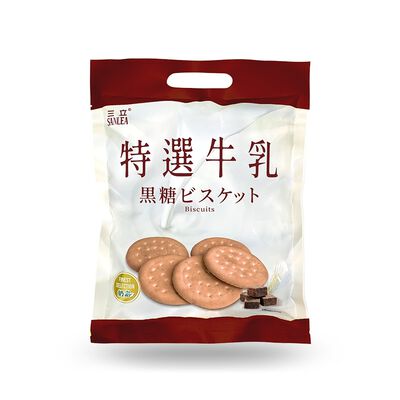 [箱購]特選黑糖牛乳餅255g克 x 12Bag袋