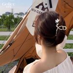 【Gulicc 】古莉可 髮夾 貓眼石花朵 精緻抓夾, , large
