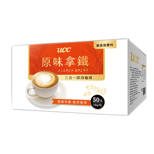 UCC三合一咖啡-原味拿鐵 18g x50