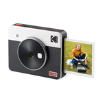 [KODAK 柯達] C300R 拍立得口袋相印機加贈30張相紙-白, , large