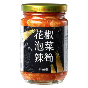 扒扒飯 花椒泡菜辣筍(每罐約260g)