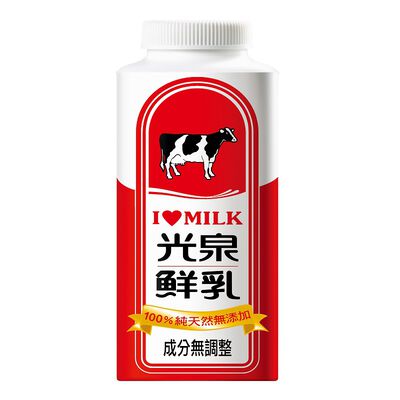 光泉鮮奶(無調整)290ml到貨效期約6-8天