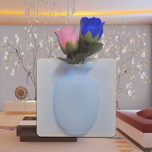 金德恩 GS MALL 魔術矽膠花瓶 貼式花瓶 花瓶 創意花瓶 壁貼式花瓶 盆栽花瓶 花器 魔術花瓶 矽膠花瓶 壁貼式 創意花瓶