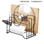 【Chuang Yi】Four-layer pot lid and cutting board storage rack, , large