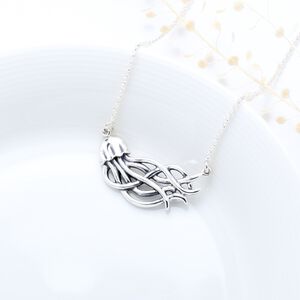 【Angel & Me】寧靜 水母 Jellyfish s925 純銀 項鍊 生日 情人節 聖誕節 禮物