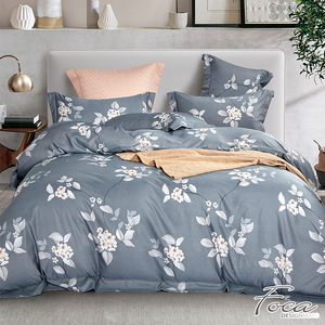 【FOCA】Forest Stranger | 3M Patented Moisture-wicking, Breathable, Antibacterial Tencel Four-season Quilt/Cool Quilt Bed Sheet Set - Double