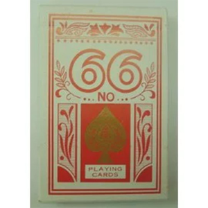 超級金桃 撲克牌 大 24打 / 箱 No.66  -  藍