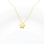 【Angel & Me】小王子 星星 s925 純銀厚鍍24k純金 項鍊 生日禮物, , large