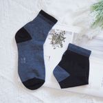 [Kaimei Cotton] 8 pairs of Taiwan-made combed cotton 1/2 fine needle pure cotton casual socks 2 gold, , large