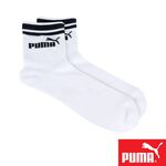 PUMA 經典雙條紋運動中筒襪1雙裝BLACKPINK ROS&Eacute; 網美襪 男襪 女襪 襪子 運動襪 小腿襪 簡約 高彈, , large