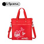 |快速出貨|Lesportsac Medium North/South Tote 中型直式托特包購物袋/ 愛情便條手繪風, , large
