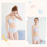可蘭霓Clany 台灣製無痕透氣排汗無鋼圈ABC罩杯學生無感內衣 少女成長型涼感 6989-61 灰, , large