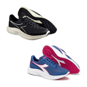 DIADORA迪亞多那 義大利進口 輕量運動慢跑鞋 女運動鞋 女鞋 EASY RUN 避震 穩定 耐磨 止滑 黑 藍