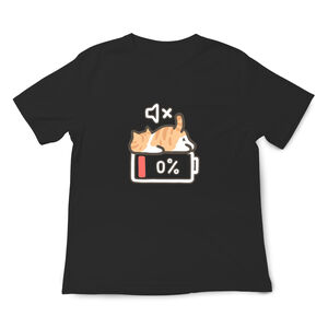 JZ TEE Orange Cat-Out of Battery Graphic Tee