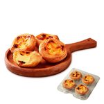 Brown Sugar Mochi Egg Tart 4 pcs, , large