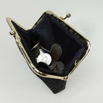 【M2nd】Ostrich kiss lock clutch, , large