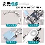 [夢巴黎] 夾子掛勾 掛勾夾 衣夾 褲夾 不鏽鋼夾 曬衣夾 晾衣夾 吊桿夾 夾式掛鈎 掛勾衣夾 襪夾 曬襪子 帽子收納, , large