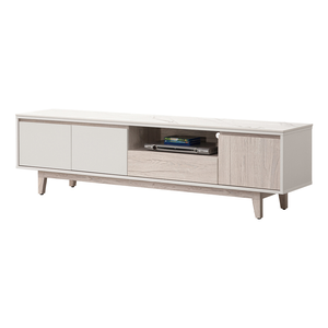 【唯熙傢俱】紀薇橡木雙色6尺岩板電視櫃