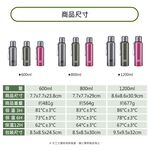 Miyaco 米雅可 Koruto316不銹鋼真空保溫瓶旋蓋保溫杯 不鏽鋼1200ml-Leidea樂德兒, , large