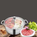 Twin-side hot pot 32cm, , large