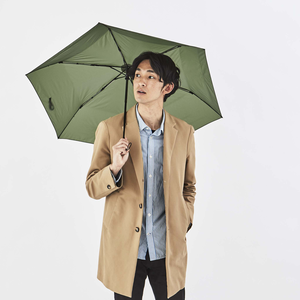 【Amvel】 VERYKAL 日本超極輕一鍵式自動折傘 - 卡其綠