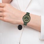 COACH Kitt 橄欖綠 晶鑽陶瓷女錶 34mm CO14504404, , large