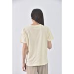(M) j room韓牌棉質純棉黃色短袖上衣二手衣, , large