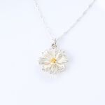 【Angel & Me】小花 綻放 Flower s925 純銀 項鍊 生日 紀念 禮物, , large