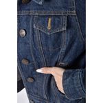 (M) 【房業涵私服】liz lisa丹寧牛仔音符刺繡藍色外套二手衣, , large
