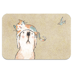 【Monster】 Soft Diatomaceous Earth Absorbent Mat &ndash; DUCKY SHEN Collection (60x41cm) &ndash; Dooggyy Meow