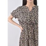(S) nice ioi碎花黑色洋裝二手衣, , large