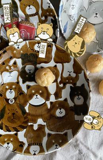 【毓秀堂】AWASAKA 柴犬餐盤4入組, , large