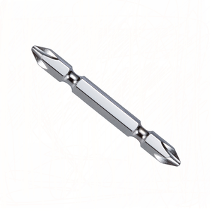 【Panrico 百利世】白金鋼雙頭起子頭 十字#2x300mm長 2入/卡