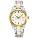 SEIKO 精工 CS日系時尚珍珠貝女錶(SUR636P1)-28mm, , large