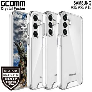 GCOMM 三星 A35 A25 A15 晶透軍規防摔殼 Crystal Fusion