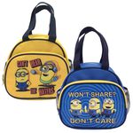 Minions double layer bento bag, , large