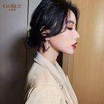 【Gulicc 】古莉可 耳環 金色素圈大耳環, , large