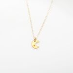 【Angel & Me】月光 星星 月亮 s925 純銀 厚鍍24k純金 項鍊 禮物, , large