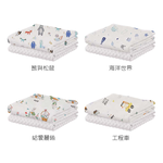 HABABY雙面魔豆毯熊與鬆鼠款130x100cm, , large