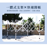 【LOGIS】2米米色升級粗骨架快速帳篷 抗風遮陽棚 停車篷 遮陽帳【Z-ME2】, , large