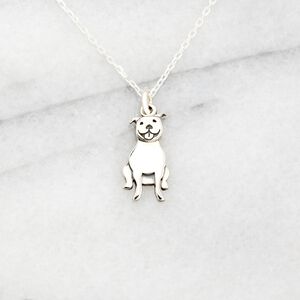 【Angel & Me】美國 比特犬 s925 純銀 項鍊 情人節 聖誕節禮物