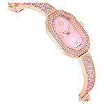 SWAROVSKI 施華洛世奇 Dextera 璀璨水晶八角手鐲手錶 女錶-粉紅/31 x 19mm(5717588), , large