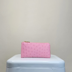 【M2nd】 Ostrich Slim Zip Wallet, , large