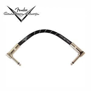 Fender C.SHOP 6'' 15 公分短導線 黑色編織款【敦煌樂器】