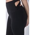 (S) 【安于晴Charlene私服】s dare sport高腰質感運動瑜珈黑色長褲二手衣, , large