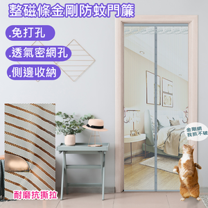 Magnetic screen door