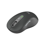 【 Logitech 羅技 】M750L 石墨黑 大手用 靜音 多工 無線 滑鼠, , large